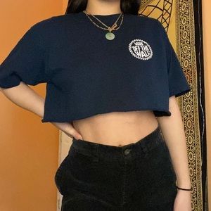 Cropped Vans Shirt